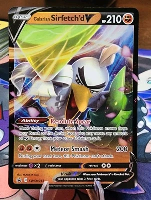 Galarian Sirfetch'd V SWSH043 SWSH: Sword & Shield Promo Cards Holo - Image 1 of 2