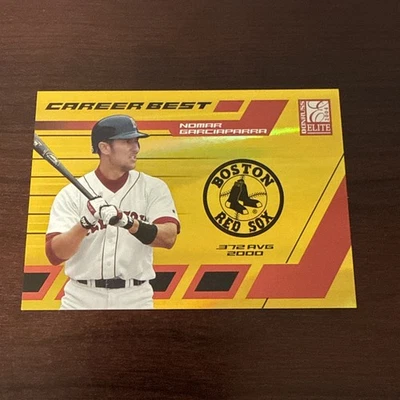 2004 Donruss Elite Nomar Garciaparra Career Best Gold /372 Red Sox - Image 1 of 3