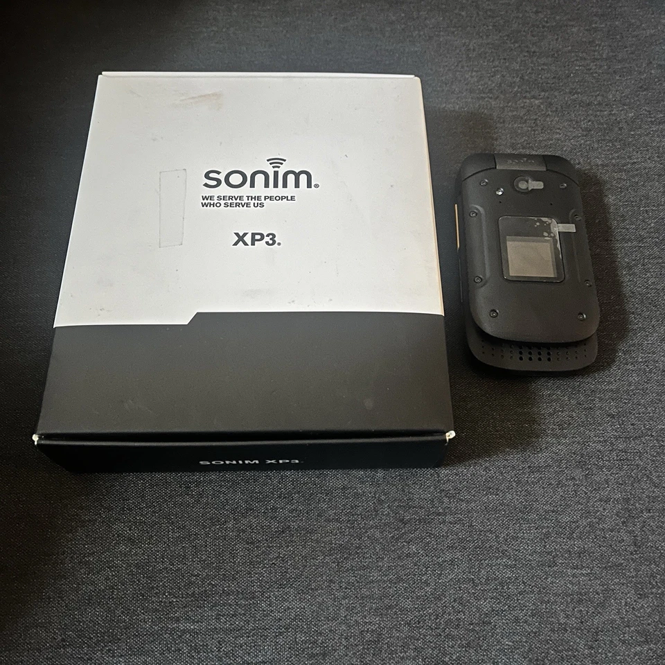 Sonim XP3 XP3800 4G LTE 8GB Rugged Flip Phone Black Sprint - Image 1 of 4