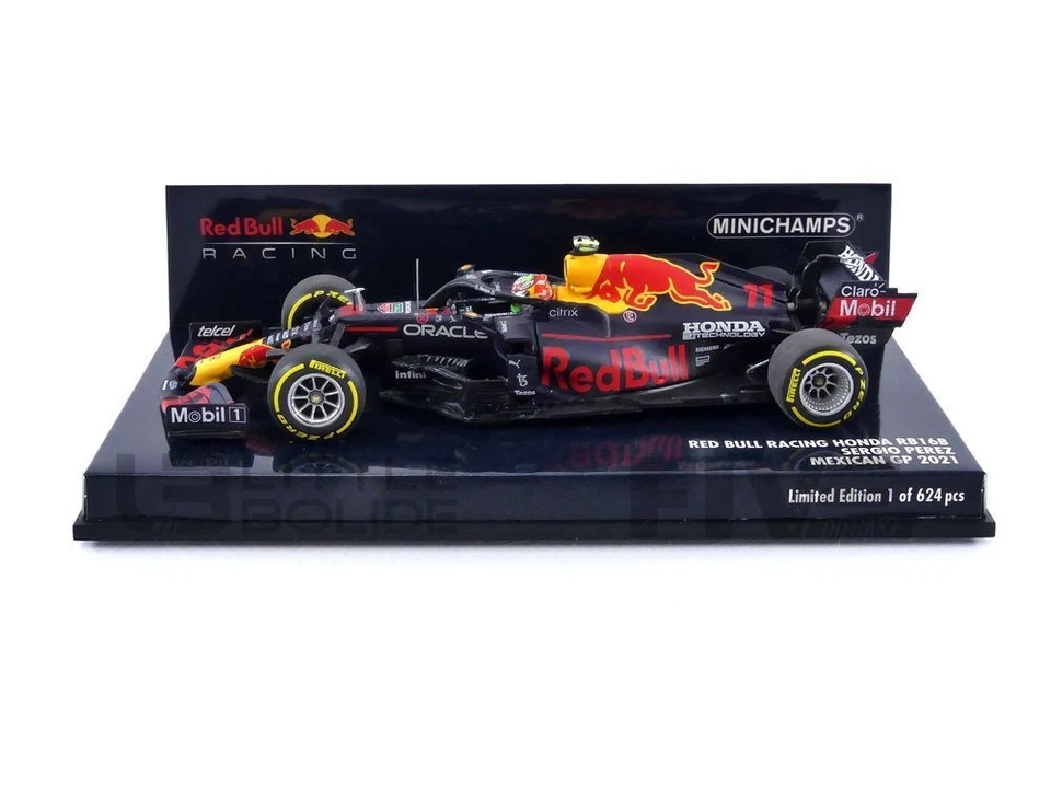 MINICHAMPS 1/43 - RED BULL RB16B HONDA - MEXICAN GP 2021 (S. PEREZ) 410211911 - Photo 1/1