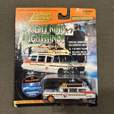 Johnny Lightning Frightning '97 Halloween Ghostbusters ECTO 1-A Limited Edition - Image 1 of 4