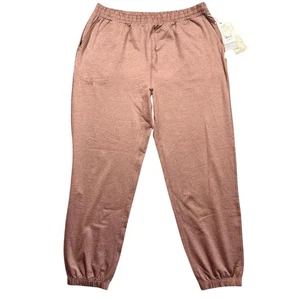 Vuori Boyfriend Jogger Rose Heather Large NWT - Picture 1 of 6