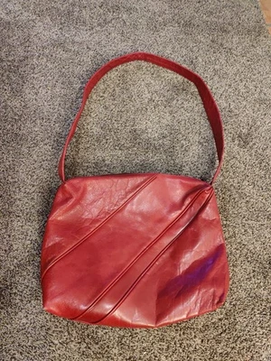 Bolso Bucket MIMCO Rojo Retro Cuero RARO Foto 1 de 4