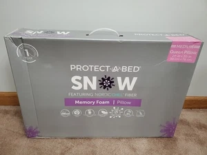Protect A Bed Snow Nordic Chill Faser Memory Foam Kissen Queen Neu im Karton - Bild 1 von 9