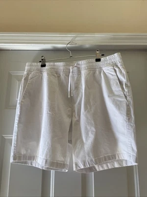 Шорты мужские Calvin Klein на шнурке эластичные на талии хлопок эластичные белые размер XL - Изображение 1 из 4