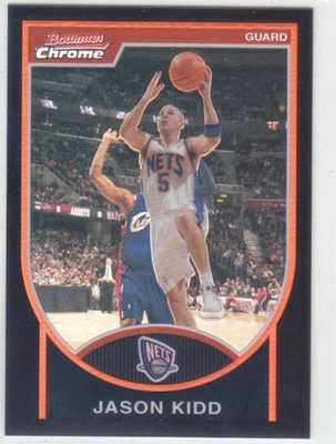 2007-08 年 Bowman Chrome JASON KIDD 反光卡 /199 新球衣 NETS — 第 1/2 张图片