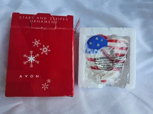 NIB AVON STARS AND STRIPES ORNAMENT - Picture 1 of 3