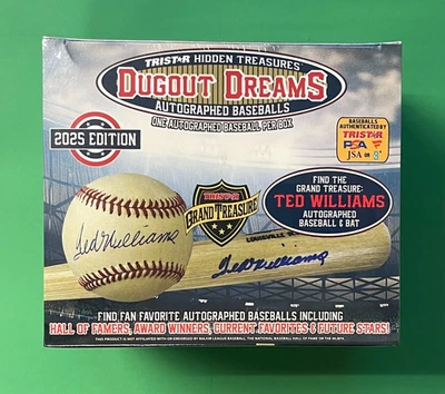 2025 TRISTAR HIDDEN TREASURES DUGOUT DREAMS AUTOGRAPHED BASEBALL SEALED - Image 1 of 4