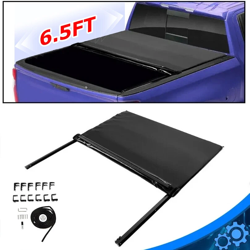Soft Tonneau Cover 6.5' Bed Cover For 1988-2006 2007 Chevy Silverado Sierra 1500 Foto 1 de 4