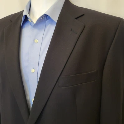 Botany 500 blazer mens 44L navy 100% virgin wool gold buttons Canada union - Image 1 of 4