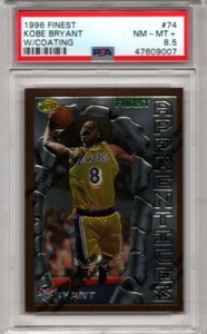 Kobe Bryant Lakers 1996 Finest with Coating Rookie Card Rc #74 PSA 8.5 x007 - Picture 1 of 2