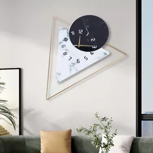 22.5" Modern Wall Clock Large Unique Hanging Art Crafts Living Room Decoration - Picture 1 of 12