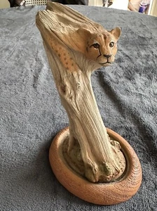Rick Cain Cheetah Resin Sculpture Limited Edition #1788/2000 Signed ‘Cain’ - Picture 1 of 1
