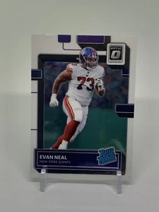 Evan Neal Rated Rookie Card RC 2022 Donruss Optic #251 New York Giants - Picture 1 of 2