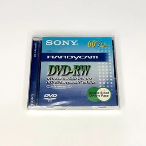 Sony Handycam DVD-RW Disc doppelseitig 60min 2,8GB versiegelt - Bild 1 von 3