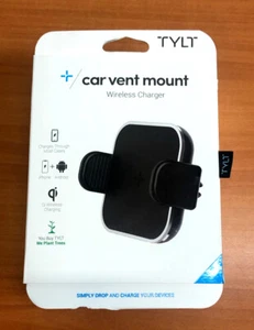 Qi Wireless Charging Universal Car Vent Mount 5 Watt 2 Amp by TYLT - Picture 1 of 2