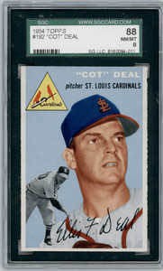 1954 Topps Cot Deal #192 SGC 8