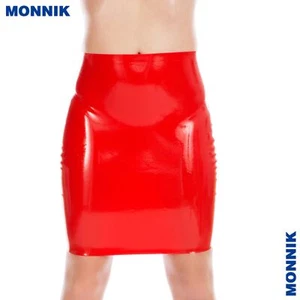 Latex Handmade Sexy Fashion Mini Skirt Butt-free Ladies Short  Fetish BDSM  - Picture 1 of 12
