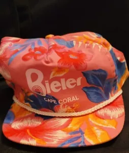 Vintage" Bieler Cape Coral " by Triangle headwear snapback hat - Picture 1 of 3