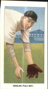 1909-11 T206 Reprint Baseball Card #138 Mickey Doolan/Fielding