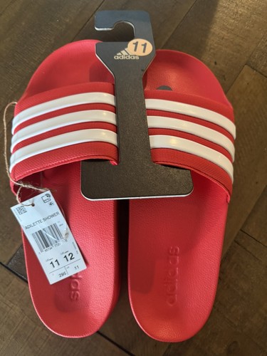 Sandalo Adidas Adult Adilette slides doccia GZ5923 rosso bianco nuovissimo