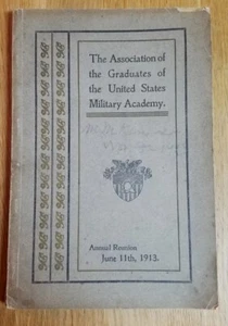 1913 Reunion Graduates West Point Naval Academy Confederate/Union Officer Kimmel - Imagen 1 de 21