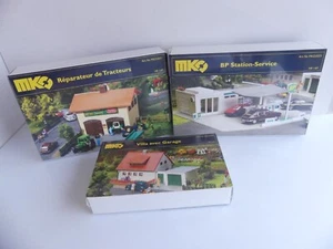MKD 2020 / 2021 / 2023 / 3 MAQUETTES A MONTER 1 STATION / 1 VILLA / 1 GARAGE - Picture 1 of 5