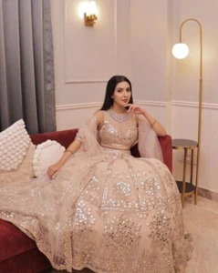 Bollywood Designer Lehenga Choli Wedding Lehenga Sabyasachi Lehenga For Women - Picture 1 of 7