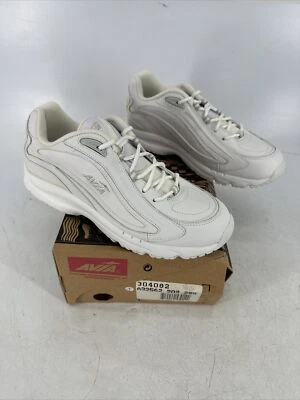 AVIA Women's 304082 Leather Walking Shoe Sneaker 3301WWS Size 8.5 White - Image 1 of 4