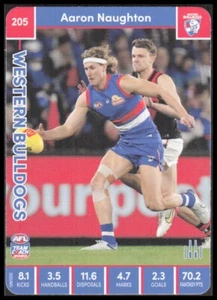 AFL 2023 Teamcoach Western Bulldogs Aaron Naughton 205 Football Card CB-1-1-C-23 - Bild 1 von 8