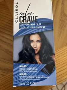 Clairol Color Crave SEMI-PERMANENT Hair Color INDIGO 2.0 Fl Oz C - Picture 1 of 5