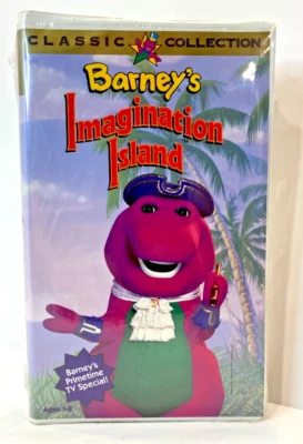 BARNEY'S IMAGINATION ISLAND [1994] {Prime Time Special} | Canadian Clamshell VHS - Image 1 of 4