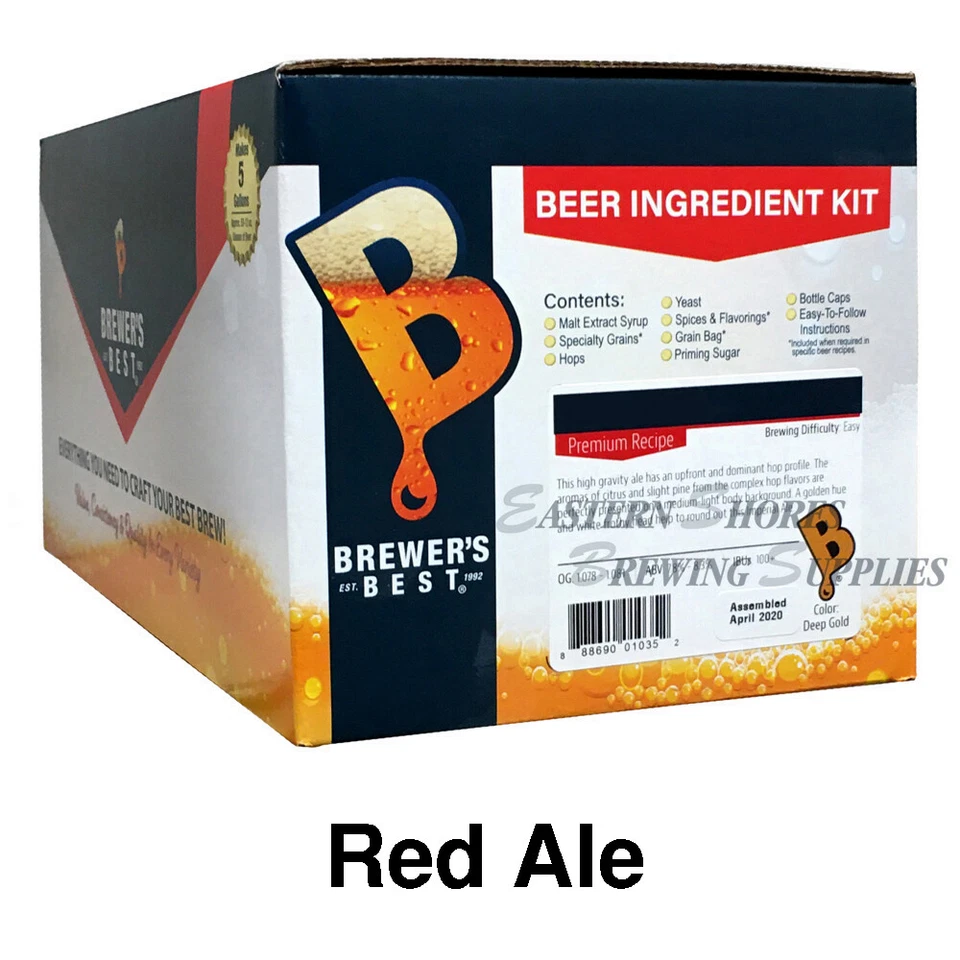 Red Ale - Brewer's Best 5 Gallon Beer Making Ingredient Kit - Image 1 of 1