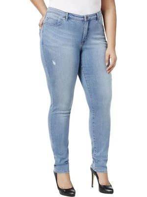 Jeans ajustados Lee Platinum Label Dream Jean Plus Petite calce curvilíneo 24W cortos #3145 Foto 1 de 4