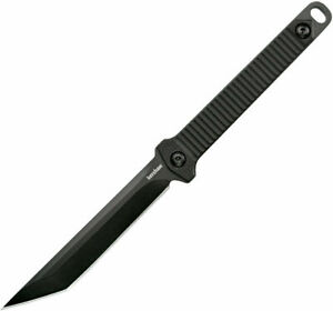 Kershaw 4008X DUNE Tanto Neck Knife Black full tang fixed blade 7 5/8" overall 