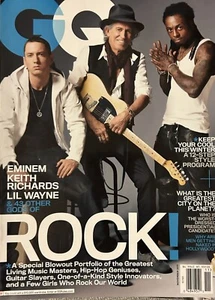 GQ Magazine (November 2011) EMINEM, Lil WAYNE, KEITH RICHARDS - ROCK - Imagen 1 de 1