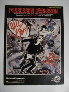 POSSESSION OBSESSION Sheet Music HALL & OATES 1984 - Picture 1 of 2