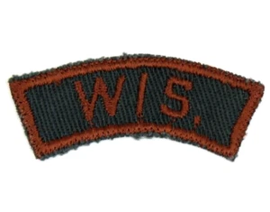 Vintage Explorer Green Brown Wisconsin State Strip Patch WIS. Boy Scouts BSA - Picture 1 of 2