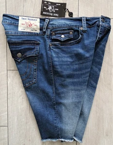 TRUE RELIGION Jeans RICKY FLAP RAW HEM SHORT Herren Jeansshort Gr.36 NEU ETIKETT - Bild 1 von 11