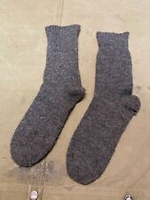 ORIGINAL WWII US ARMY GI THICK WOOL OD BOOTS SOCKS-SIZE LARGE 10-12