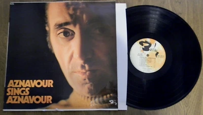 Barclay Paris LP 80415 Mono + Stereo Charles Aznavour Sings Aznavour 12 Sels. NM - Image 1 of 2