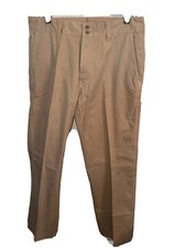 John Varvatos Beige Slash Pockets 100% cotton Size 33W X 31L Men's Chino Flat