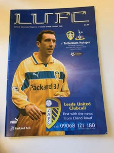 Leeds United v Tottenham Hotspur Match Day Programme, Premiership | 3rd Jan 2000 - Picture 1 of 2