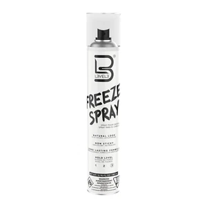 BARBER SALON BEAUTY L3VEL3 FREEZE EXTRA STRONG HOLD HAIR SPRAY 12.95 OZ - Picture 1 of 1
