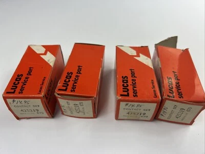 Lote de 4 puntos de distribución originales Lucas 425219 18D2 Triumph 350 500 650 5TA 6T Foto 1 de 4