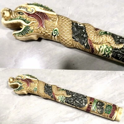  30cm Color Dragon Handle plastic cement For Japanese sword Katana - Image 1 of 4