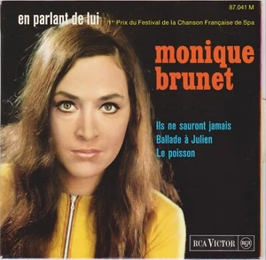 MONIQUE BRUNET EN PARLANT DE LUI FRENCH ORIG EP LOUIS MARISCHAL - Foto 1 di 1