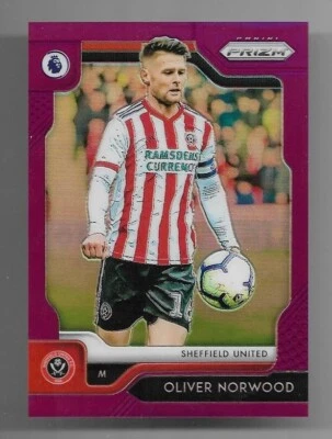 2019-20 Panini Prizm Premier League Purple Prizms Card : Oliver Norwood #14/99 - Image 1 of 2