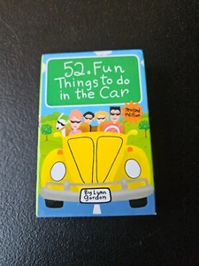 52 FUN THINGS TO DO IN THE CAR. TRAVEL GAME BY LYNN GORDON. 1994 CHRONICLE BOOKS - Picture 1 of 5