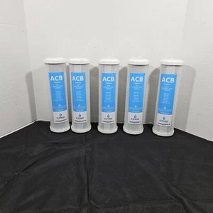 Express Water ACB Activated Coconut Shell Carbon 5 Micron Filter FLTCAR0501C - Picture 1 of 7